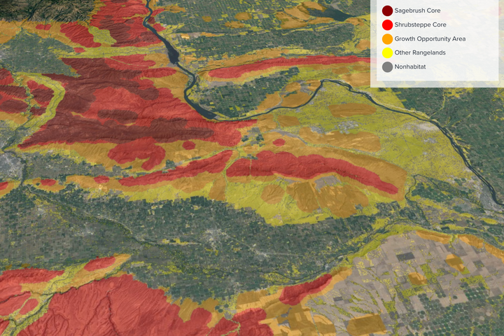 sagebrush prioritization map